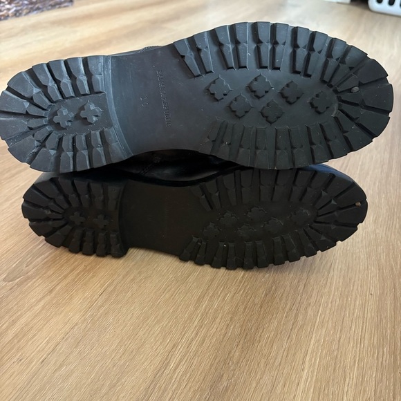 Banana Republic Men’s Black Leather Shearling-Lined Moto Boots (Size 10M) - Picture 6 of 6